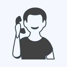 A person talking on the phone
